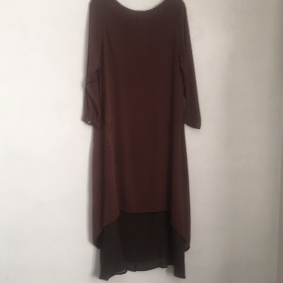 Hanyi Fushi Large Maxi Brown Dress - Picture 9 of 9